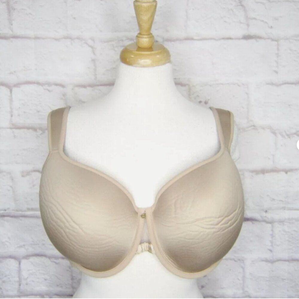 Thirdlove Taupe Neutral Thick Soft Straps Lined 24/7 Perfect Coverage Bra 42E
